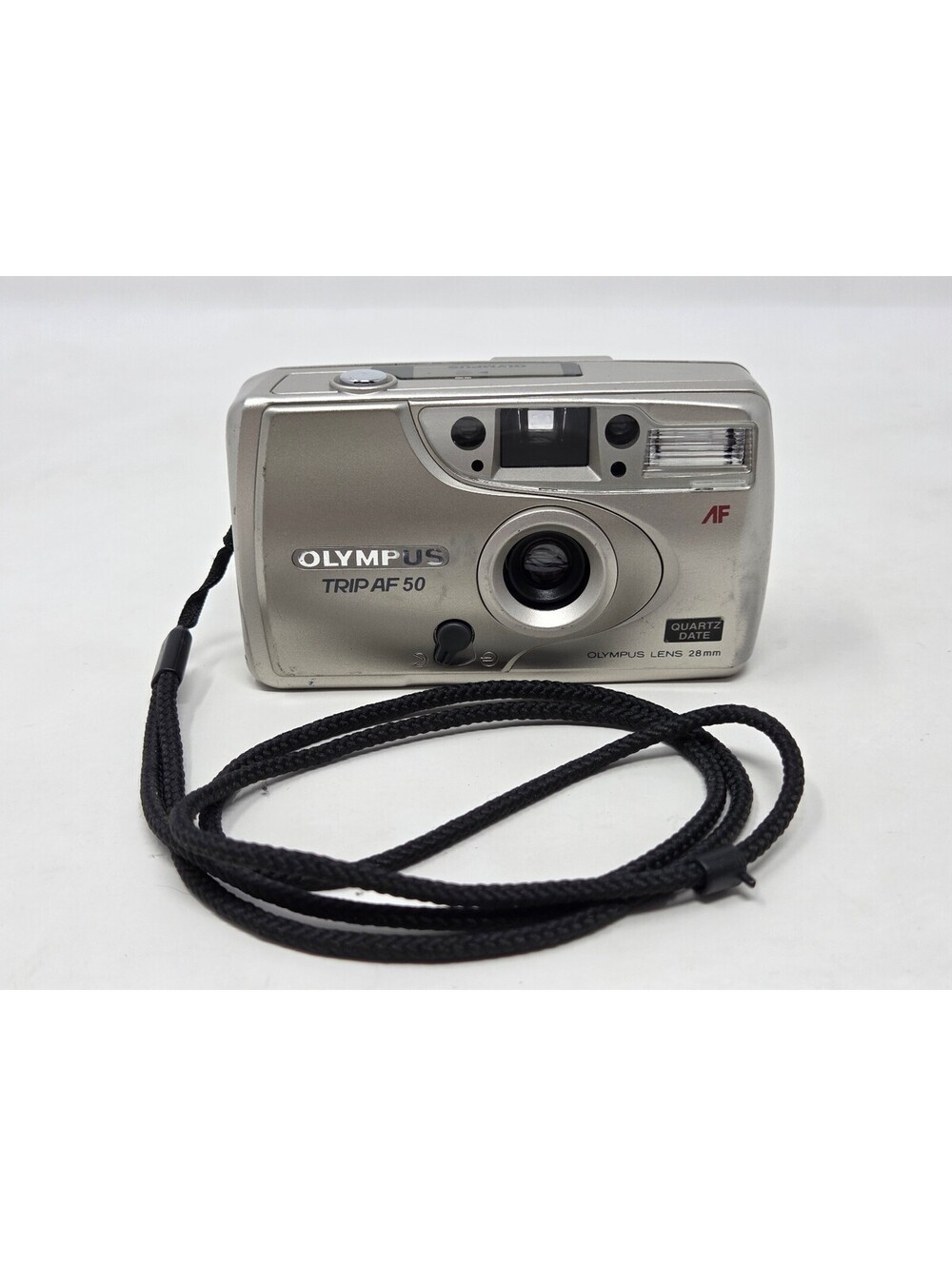 Olympus Trip AF 50 35mm Film Camera Quartz Date Lens 28mm